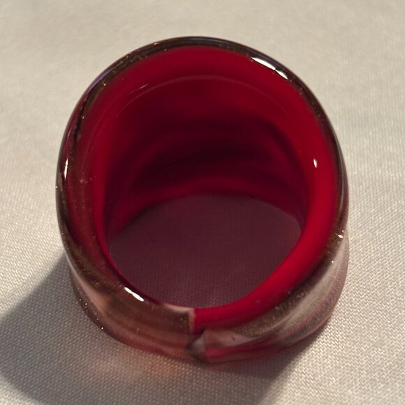 Murano Glass Ring - Size 7.5 - Picture 4 of 4